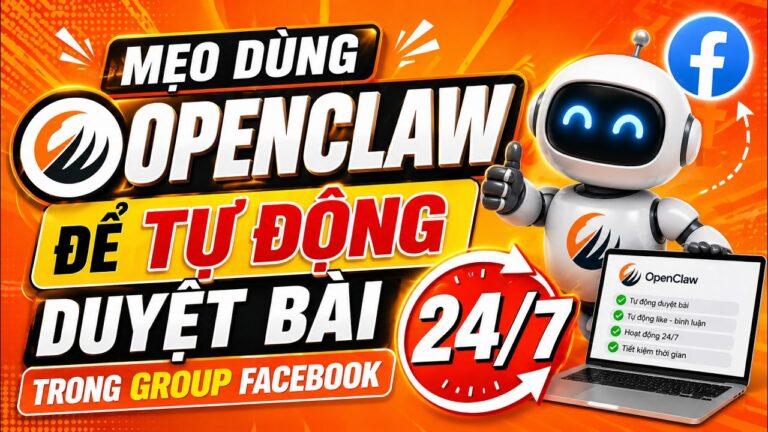 Tự Động Duyệt Bài Group Facebook Bằng OpenClaw Chạy Suốt Ngày Đêm Trên VPS